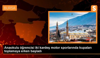 İnegöl’deki Kardeşler Motosiklet Sporunda 3 Kupaya Sahip