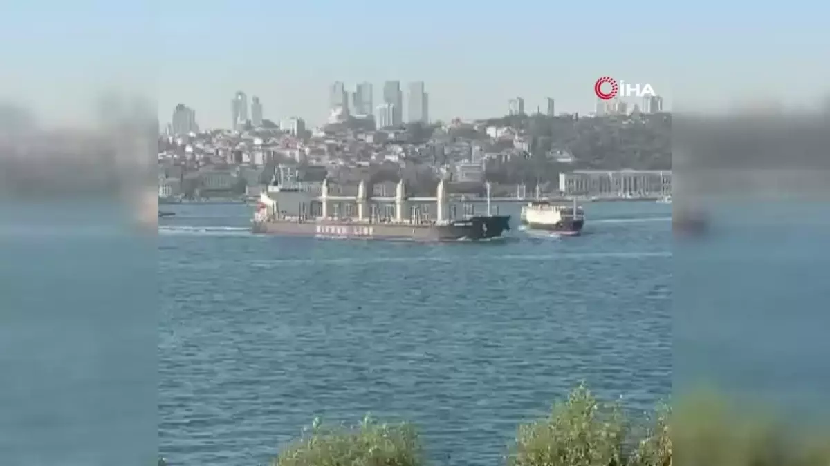 İstanbul Boğazı’nda Gemi Çarpışması