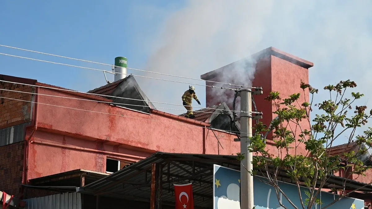 Kırıkkale’de tekstil atölyesindeki yangın yeniden başladı